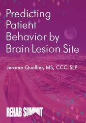 Predicting Patient Behavior by Brain Lesion Site - Jerome Quellier