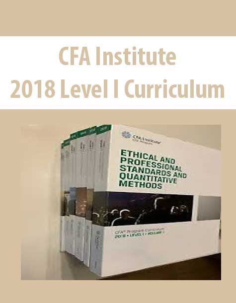 CFA Institute – 2018 Level I Curriculum