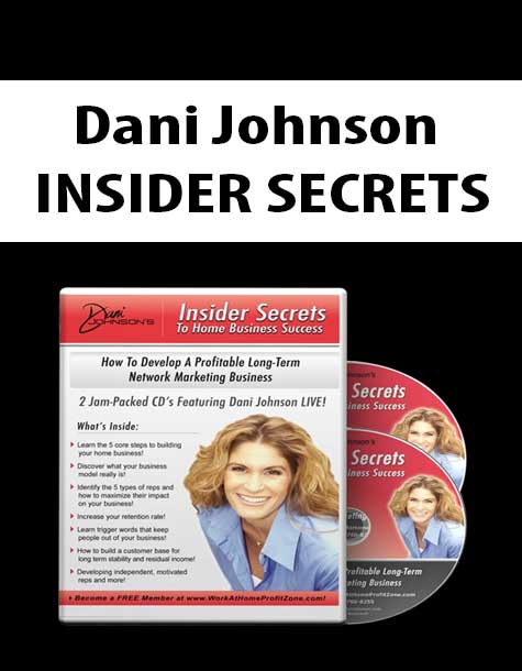 Dani Johnson – INSIDER SECRETS
