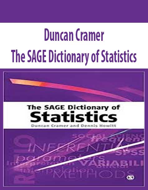 Duncan Cramer – The SAGE Dictionary of Statistics