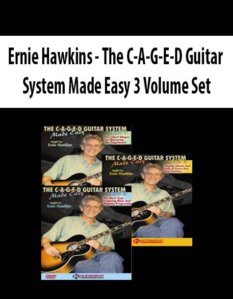 Ernie Hawkins - The C-A-G-E-D Guitar System Made Easy 3 Volume Set Ernie Hawkins - The C-A-G-E-D Guitar System Made Easy 3 Volume Set