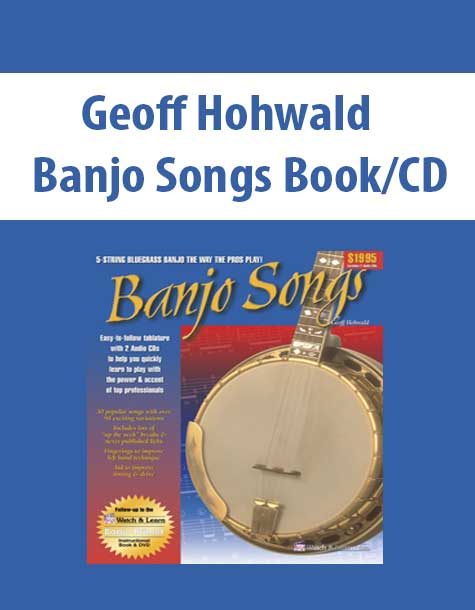 Geoff Hohwald - Banjo Songs Book/CD