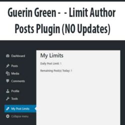 Guerin Green - Limit Author Posts Plugin (NO Updates)
