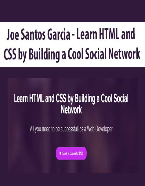 Joe Santos Garcia - Learn HTML and CSS by Building a Cool Social Network