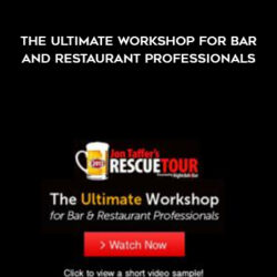Jon Taffer – The Ultimate Workshop For Bar And Restaurant Professionals