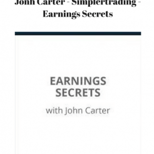 Jonh Carter - Simplertrading - Earnings Secrets