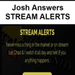 Josh Answers – STREAM ALERTS