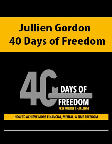 jullien-gordon-40-days-of-freedom.jpg Jullien Gordon - 40 Days of Freedom