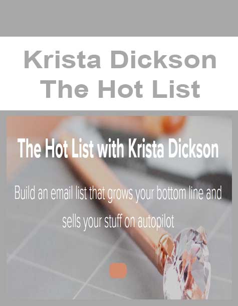 Krista Dickson - The Hot List