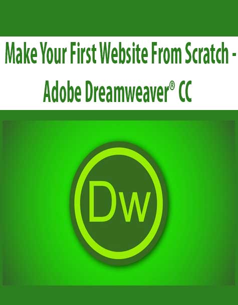 Make Your First Website From Scratch - Adobe Dreamweaver® CC
