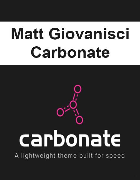Matt Giovanisci - Carbonate