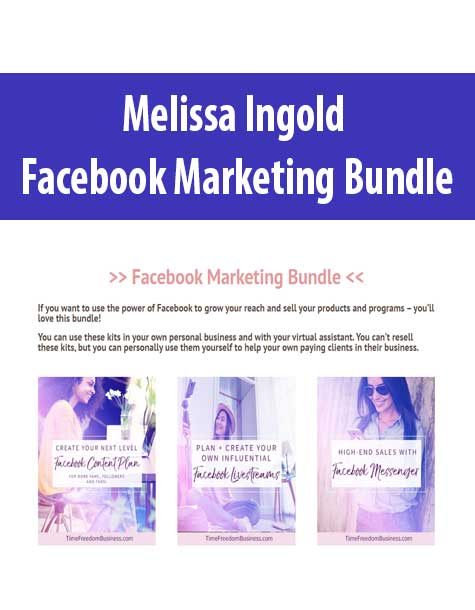 Melissa Ingold - Facebook Marketing Bundle