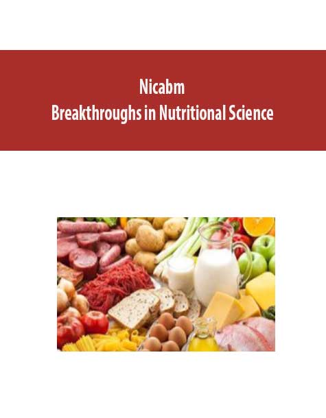 Nicabm - Breakthroughs in Nutritional Science