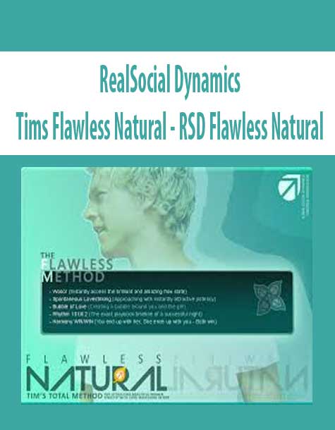 RealSocial Dynamics – Tims Flawless Natural - RSD Flawless Natural