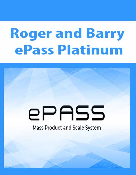 Roger and Barry - ePass Platinum