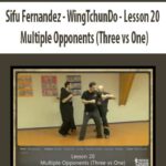 Sifu Fernandez – WingTchunDo – Lesson 20 – Multiple Opponents (Three vs One)