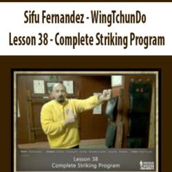 Sifu Fernandez - WingTchunDo - Lesson 38 - Complete Striking Program