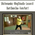 Sifu-Fernandez—WingTchunDo-Lesson-61-Bart-Chum-Dao-Form-Part-1