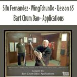 Sifu-Fernandez—WingTchunDo-Lesson-65-Bart-Chum-Dao-Applications