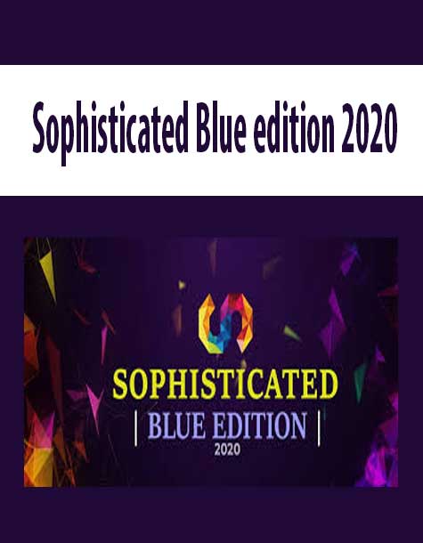 Sophisticated Blue edition 2020