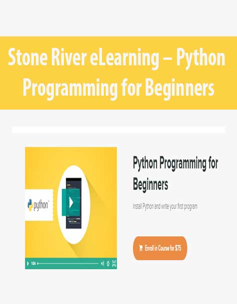 Stone River eLearning – Python Programming for Beginners