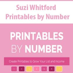 Suzi Whitford - Printables by Number