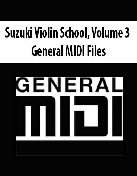Suzuki Violin School, Volume 3 - General MIDI Files
