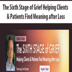 The Sixth Stage of Grief Helping Clients & Patients Find Meaning after Loss