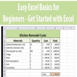 Easy Excel Basics for Beginners - Get Started with Excel