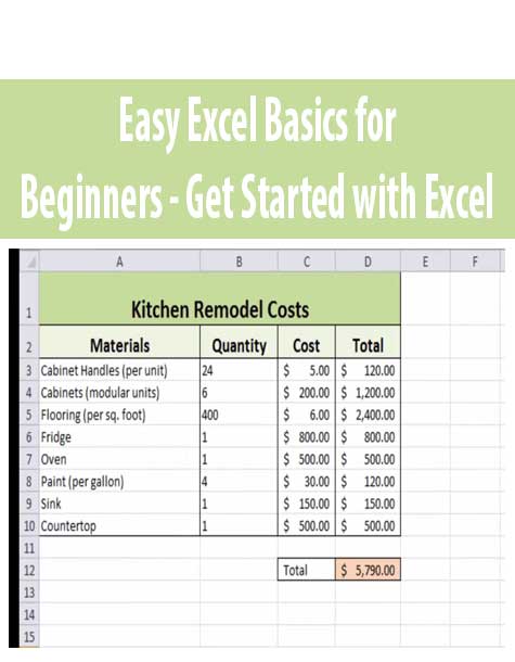 Easy Excel Basics for Beginners - Get Started with Excel