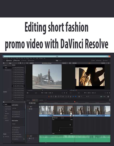 Editing short fashion promo video with DaVinci Resolve