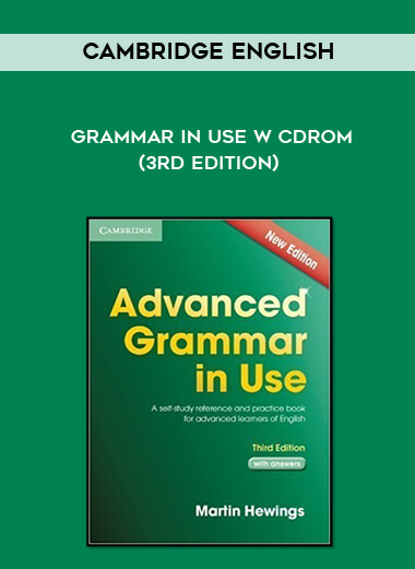 Cambridge English Grammar In Use w CDROM (3rd Edition)