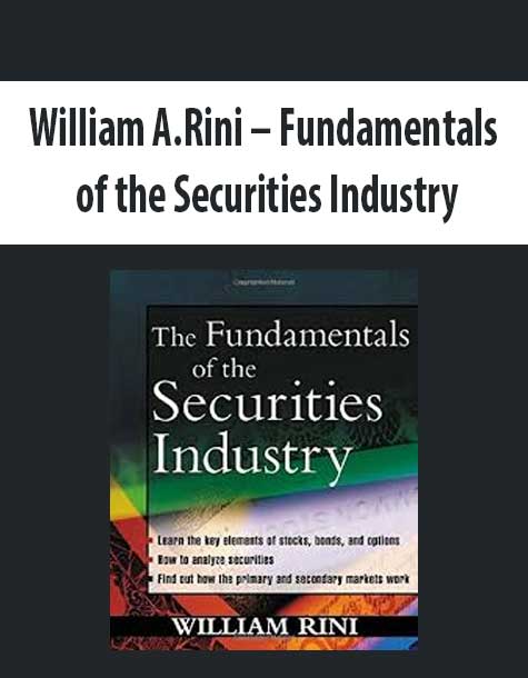 William A.Rini – Fundamentals of the Securities Industry