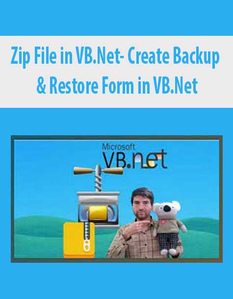 Zip File in VB.Net- Create Backup & Restore Form in VB.Net