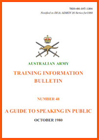 A Guide to Speaking in Public by BA McDONALD