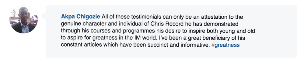 REAL FEEDBACK FROM REAL STUDENTS Dark Post Profits 1.0 was one of the top courses online that taught FB™ advertising, and here is some REAL feedback from students who went through the first course!