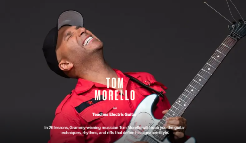 Teaches Electric Guitar By Tom Morello - MasterClass 