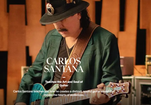 Teaches The Art and Soul of Guitar By Carlos Santana - MasterClass
