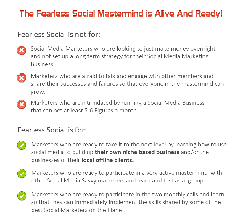 Fearless Social Mastermind By Ben Adkins