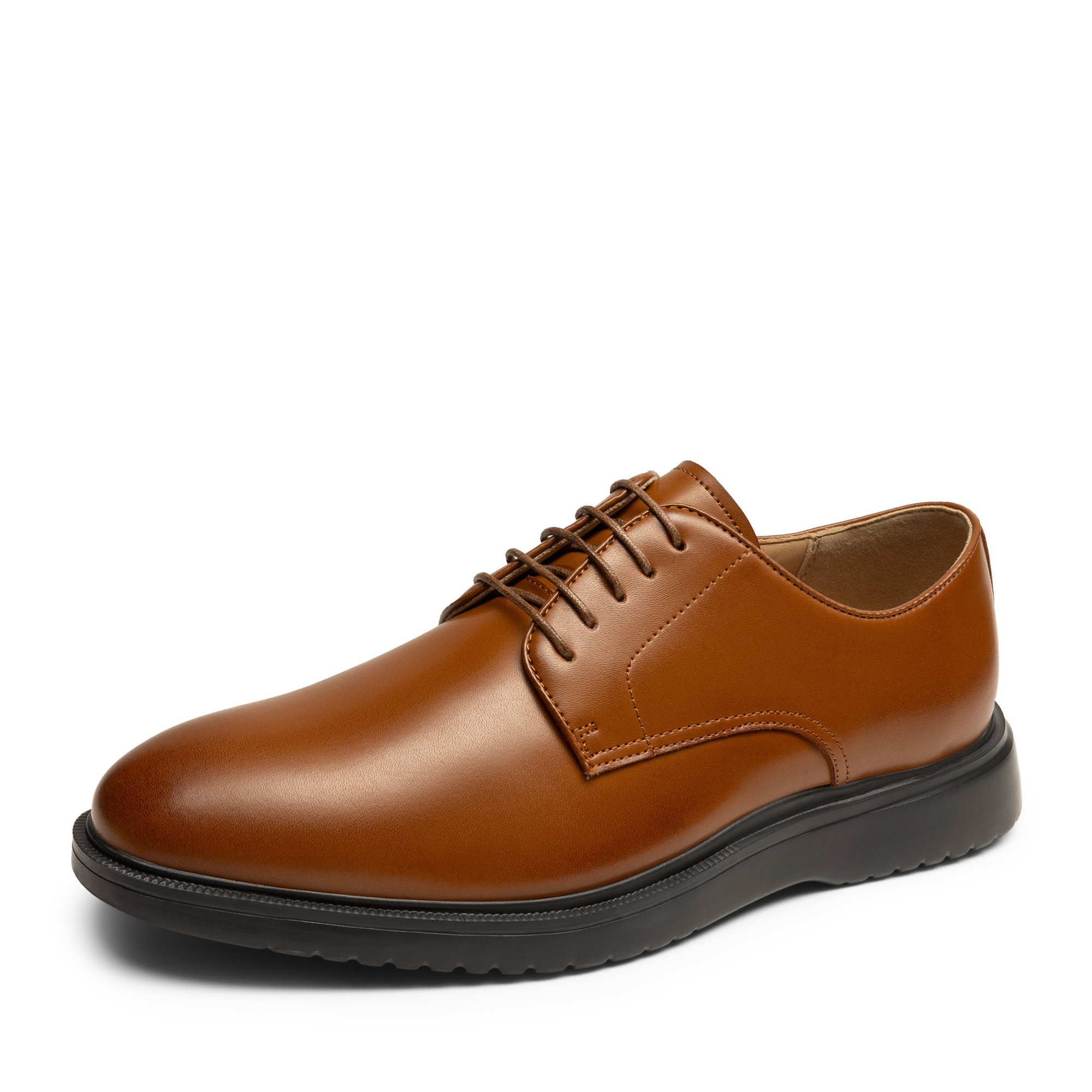 BRUNO MARC  MaxFlex Ease Polish  Men s Plain Toe Lightweight Oxford Shoes