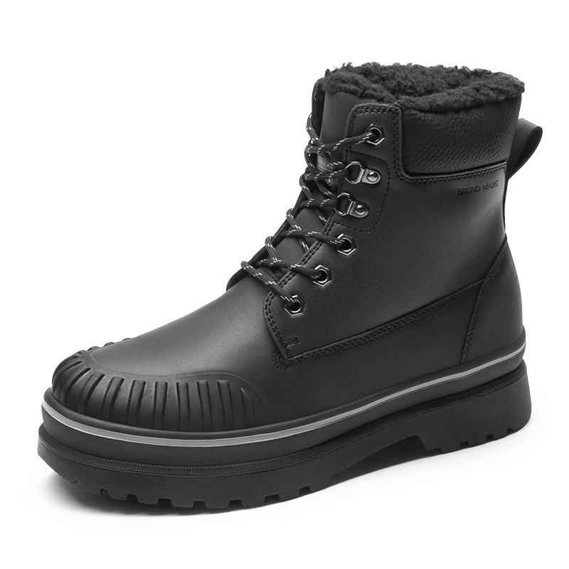 BRUNO MARC Men s Lace Up Protective Toe Winter Boots