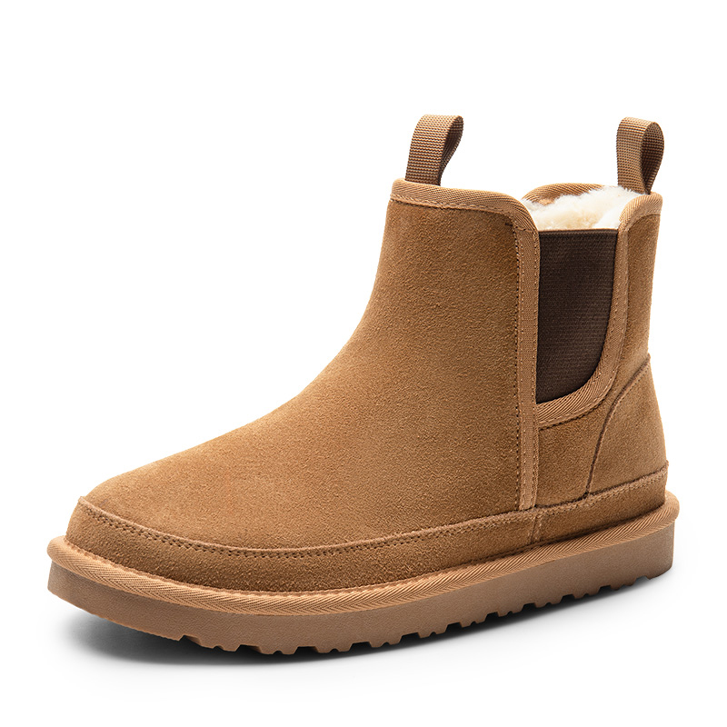 BRUNO MARC Men s Non Slip Suede Chelsea Boots