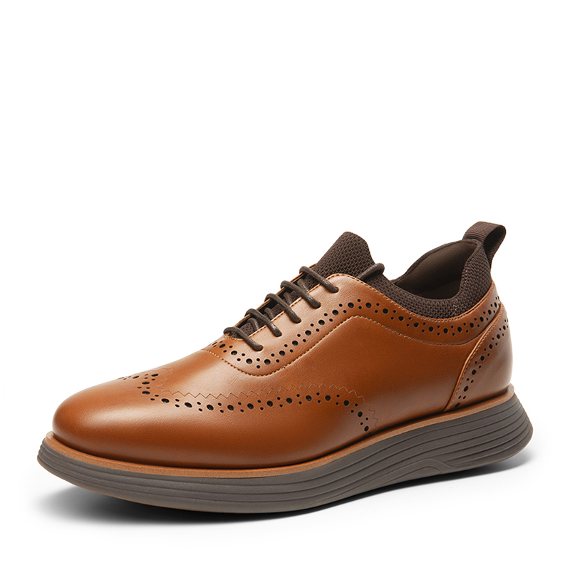 BRUNO MARC  MaxFlex SuiteCraft  Men s Casual Wingtip Dress Sneakers