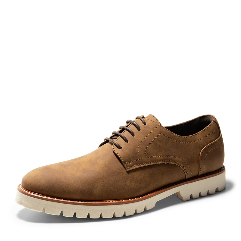 BRUNO MARC Men s Smart Suede Oxford Shoes