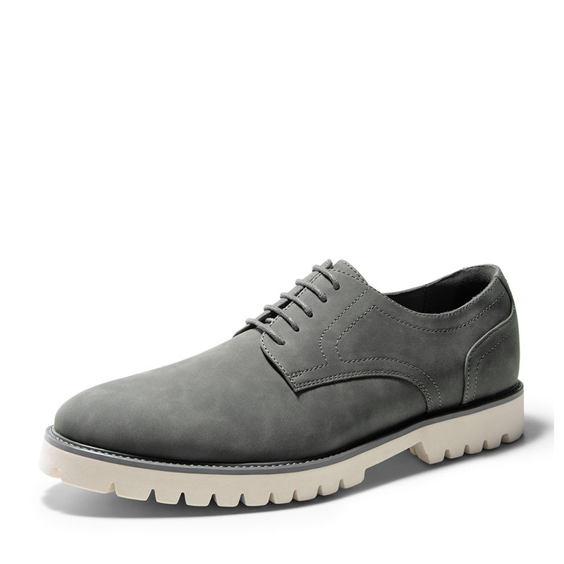BRUNO MARC Men s Smart Suede Oxford Shoes