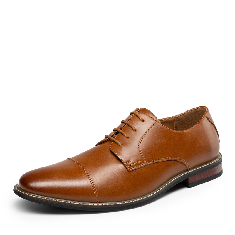 BRUNO MARC Men s Cap Toe Oxford Formal Shoes