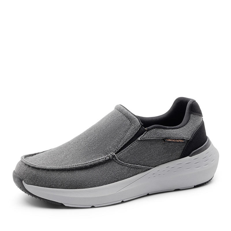 BRUNO MARC Men s Slip On Canvas Loafers