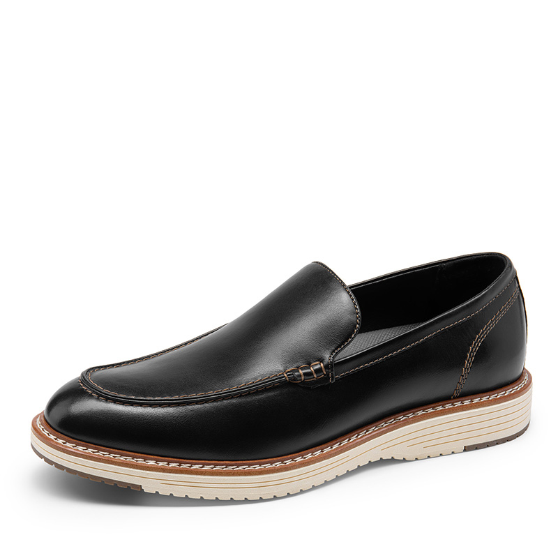 BRUNO MARC Men s Moc Toe Slip On Loafers
