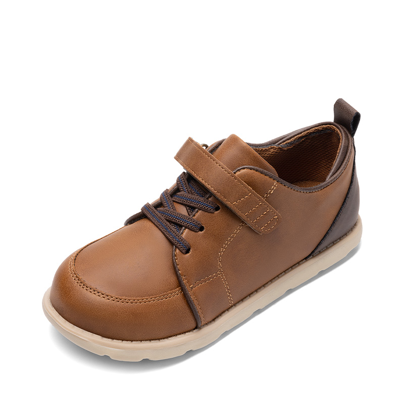 BRUNO MARC Boys Anti Slip Cushioned Leather Sneakers