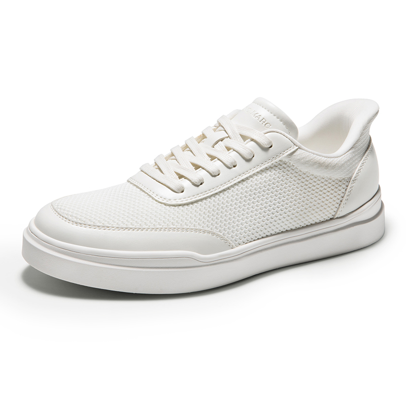 BRUNO MARC Men   s Slip On Knit Comfort Sneakers